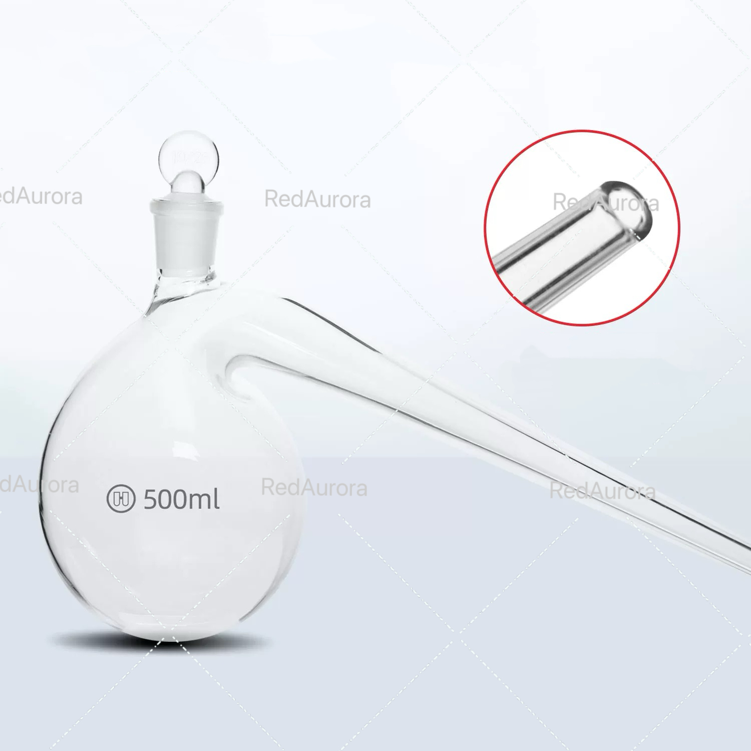 500mL Retort With Ground - in  - огляд і ціна Ultrasonic Cleaner Lab