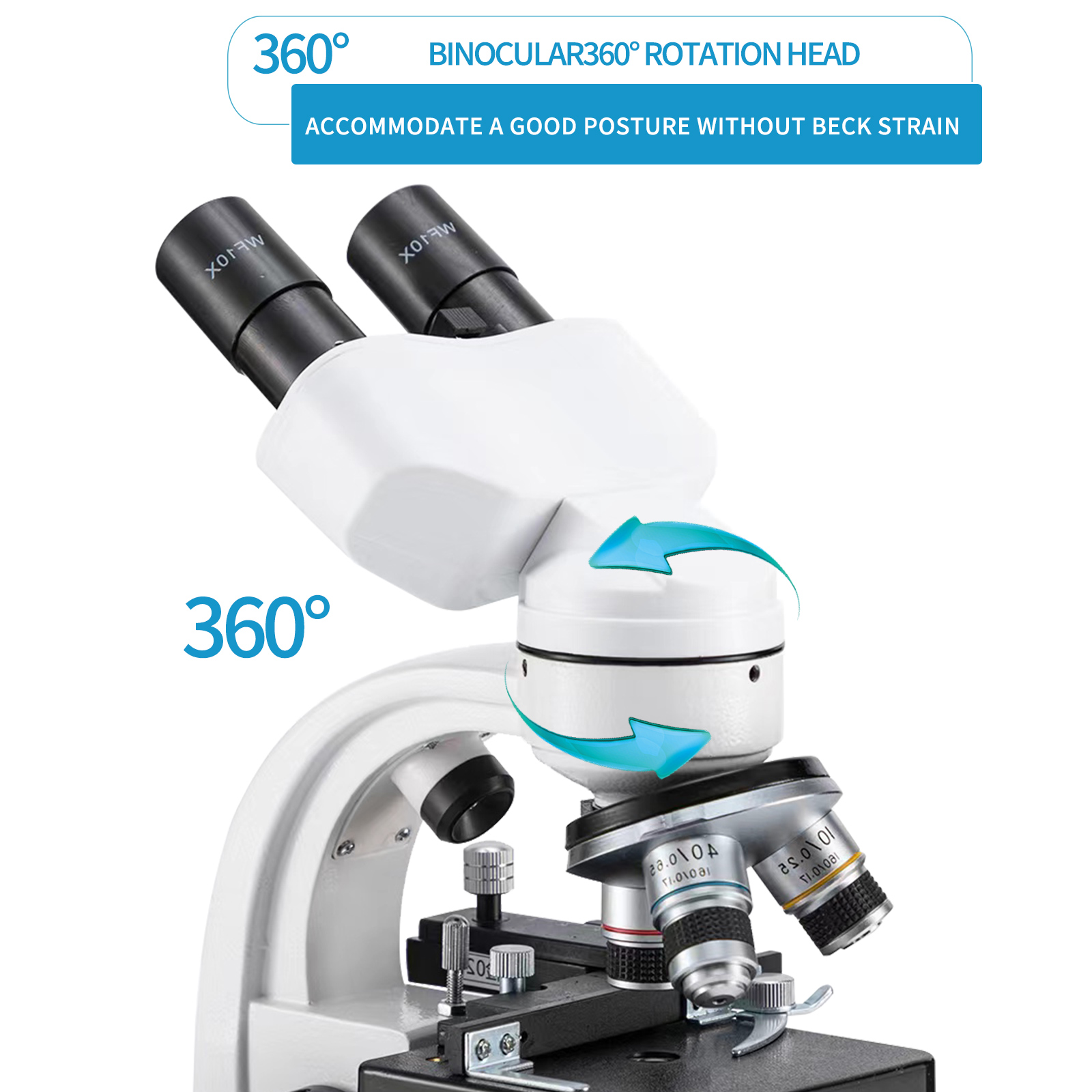 Biological Double Eyepiece Mic - огляд і ціна Medical Lab Microscope