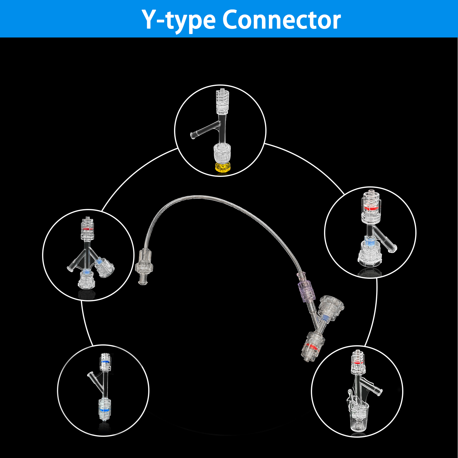50-Piece Y-Connector Set for R - огляд і ціна Medical Laboratories
