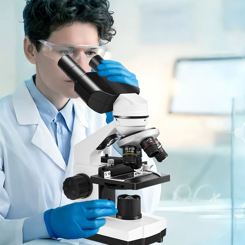Binocular Microscope 40X-2500X - огляд і ціна Medical Lab Microscope