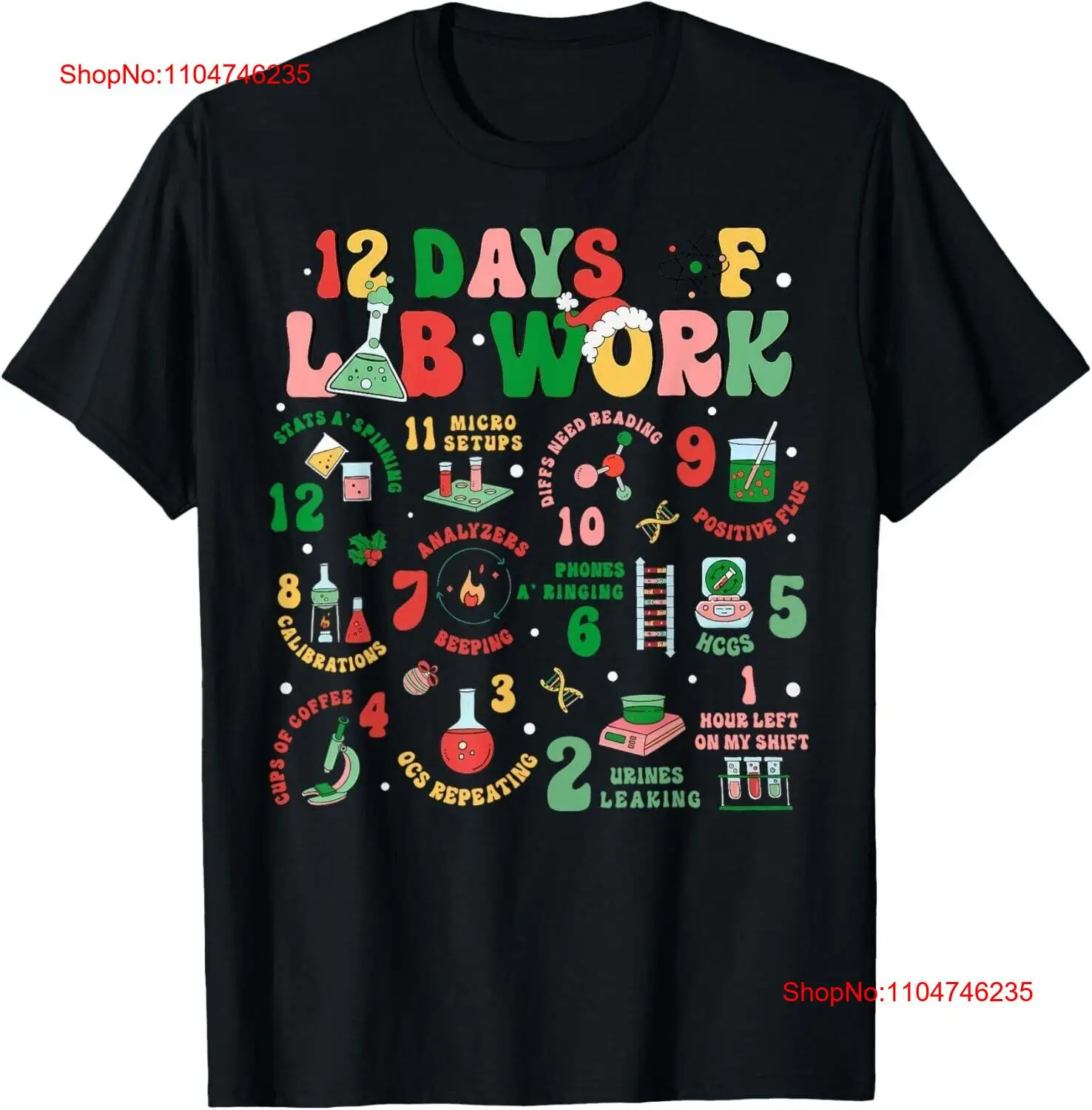12 Days Of Lab Work Christmas  - огляд і ціна Medical Lab Day